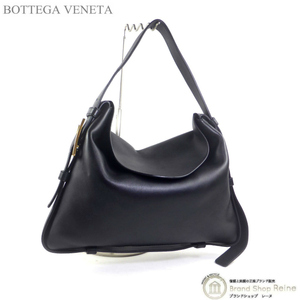 ボッテガ ヴェネタ （BOTTEGA VENETA） クレードル スモール レザー ハンド ショルダー バッグ 680057 ブラック（美品）中古