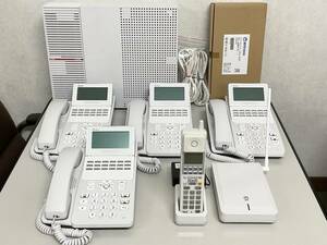 NTT αN1 N1S 主装置・電話機5台セット DECL・PSDU・4BRU付