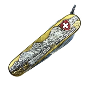 VICTORINOX ビクトリノックス Jungfrau スイスアーミー ナイフ マルチツール アウトドア用品 キャンプ用品 シルバー ゴールド