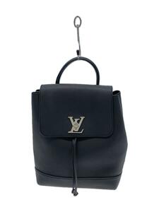 LOUIS VUITTON◆ロックミー・バックパック_BLK/牛革/BLK