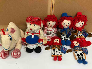 まとめ売りRAGGEDY ANN & RAGGEDY ANDY ぬいぐるみ 7点セット