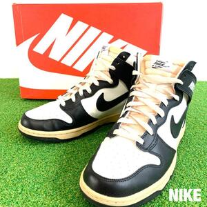 NIKE　【希少】　【専用箱付】　【美品】　【レトロ】　【大人気】　ナイキ　ダンクハイ　DUNK　HIGH