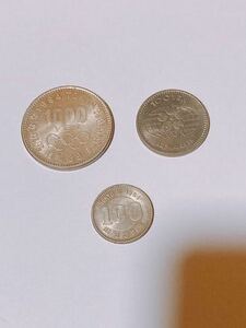 記念硬貨 1000円銀貨　東京オリンピック 1964 EXPO70 100円硬貨