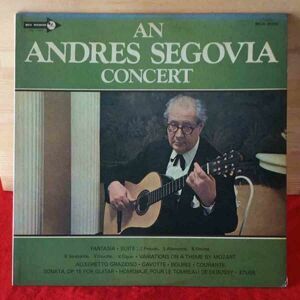 〓★〓中古LPレコード　『An Andrs Segovia Concert』アンドレ・セゴビア・コンサート MCA RECORDS〔MCA-2008〕