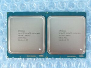 1HKK // 2個セット(同ロット) Intel Xeon E5-2630 V2 2.6GHz SR1AM Ivy Bridge-EP S1 Socket2011(LGA) COSTA RICA // IBM x3550 M4 取外