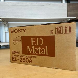 Za☆23 未開封 SONY ED-Metal Beta EL-250A ビデオテープ ベータ ソニー 