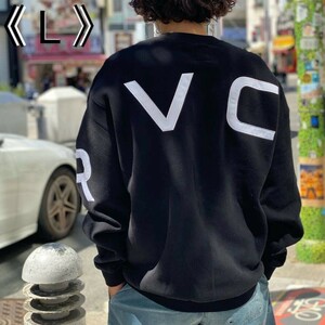 [新品] RVCA ルーカ トレーナー スウェット ビッグシルエット ビッグルーカ 男女兼用 裏起毛 Lサイズ