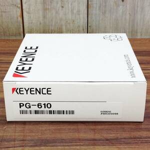 ●【AH-04495】新品未使用品 KEYENCE キーエンス 光学式通過センサ アンプユニット PG-610 【レターパックプラス・送料全国一律520円可】