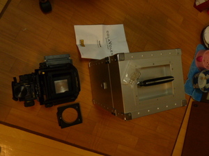 デジタルカメラ COLAVOLEX BD21PRO ハッセルVマウント 4×5ボード アルミケース付