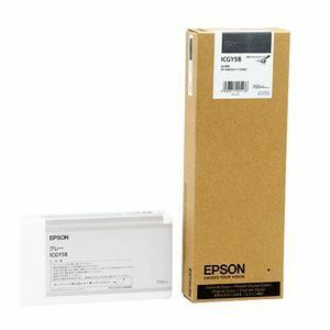 【新品】(まとめ) エプソン EPSON PX-P／K3インクカートリッジ グレー 700ml ICGY58 1個 【×10セット】