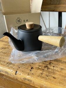 急須　ステンレス製　くろいろ　宮崎製作所　日本製　tsubame ブランド　茶き