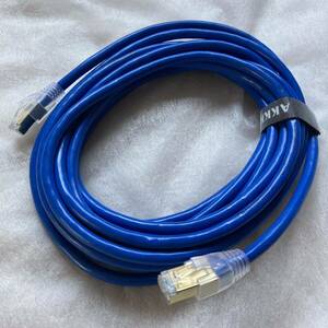 LAN ケーブル 5m CAT8 RJ45 40Gbps/2000Mhz 超高速イーサネットケーブル カテゴリ8 lanケーブル ネットワークケーブル 金メッキコネクタ