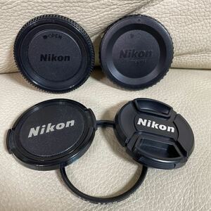 Nikon ボディキャップ 52mmレンズキャップ 新旧各2個 L37C 52mm ニコン BF-1B LC-52