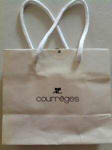 【ショッパー】 courrege の紙袋 サイズ:小 新中古