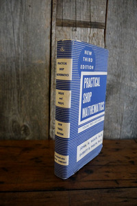 アンティークPRACTICALSHOPMATHEMATICSBOOK [goe-100]検アメリカ/１９５０年代/BOOK/マニュアル/数式/インテリア雑貨