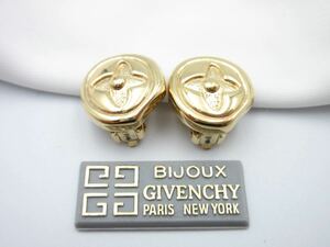 【未使用】フラワー★ジバンシー GIVENCHY イヤリング ジバンシイ ヴィンテージ 結婚式 パーティー レア y-y15