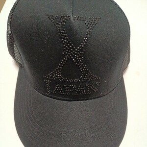 X JAPANキャップラインスト―ン未使用hide YOSHIKI TOSHI PATA heath TAIJI XJAPAN エックスジャパン　CAP