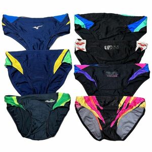 24【整理品リサイクル】競泳水着7枚セット★競パン★(140～L)★アリーナMIZUNOエレッセHEAD