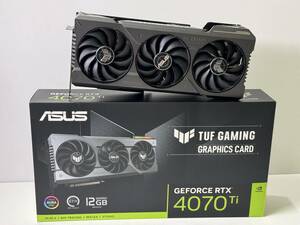 動作確認済 ASUS TUF-RTX4070TI-12G-GAMING ASUS TUF Gaming GeForce RTX 4070 Ti 12GB GDDR6X