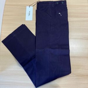 未使用 CRIMIE クライミー STRETCH TWILL SMART STRAIGHT 4812 TROUSERS CR1-02C5-PL10 ボトムス チノパン L パープル (6-2)⑥