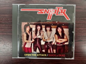 未再生★SNIPER/スナイパー★名盤CD★Open The Attack/Quick & Dead★44magnumdeadendloudnessANTHEMX-RAYRAJASTERRAROSA