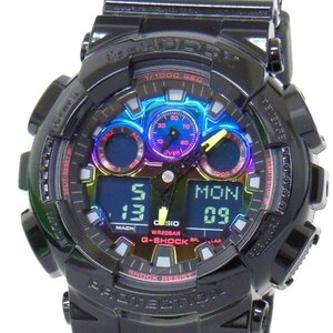 K【大関質店】新同 CASIO G-SHOCK カシオ Ｇショック アナデジ GA-100RGB-1ADR 海外モデル