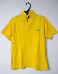 フレッドペリー／FRED PERRY【 ポロシャツ　黄色（イエロー）　ブラジルカラー 】古着