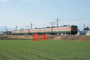 鉄道写真データ（JPEG）、00960773、115系、JR両毛線、駒形〜伊勢崎、2018.03.01、（7231×4826）