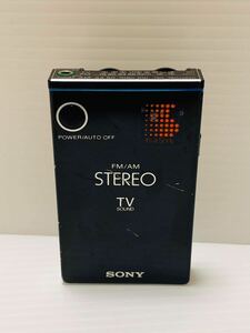 SONY ソニー SRF-15V ポケットラジオ AM/FM /TV 3 BANDS 日本製品　動作確認済み