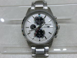 #28800 SEIKO ソーラー クロノグラフ V172-0AF0 美品 ジャンク