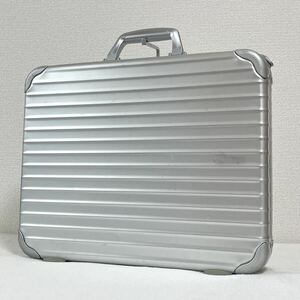 1円 ◎ RIMOWA リモワ アタッシュケース TOPAS トパーズ アルミニウム 11L ノートブックケースM ビジネスバッグ ダイヤルロック式 908.07