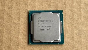 送料無料動作品Intel Xeon E-2146G SR3WT 管理番号E240401