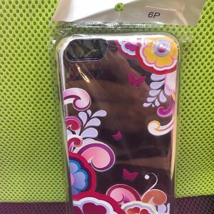 iPhone6 Plus プラス　ケース　蝶々　シルバー　鏡