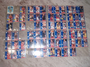 1990年代 　全米バスケットカード 　コレクション　オールスターチーム他 ６５枚（ダブり１１有り）並品 現状