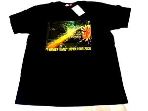 送料185円・H696■ ザ・ローリングストーンズ 2006 JAPAN TOUR　Tシャツ XLサイズ　THE ROLLING STONES A BIGGER BANG