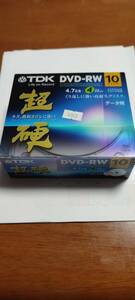 TDK DVD-RW 4.7G 10Pack 未開封品　送料無料