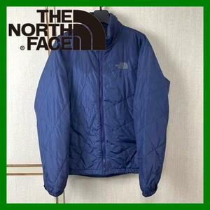 19THE NORTH FACE中綿ジャケット ジップインジップ メンズS 青