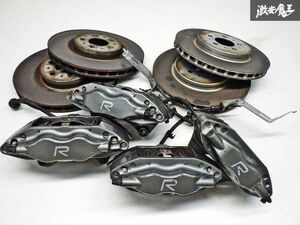 VOLVO ボルボ 純正 brembo V70 R 対向4POT ブレンボ ブレーキ キャリパー ローター 前後 1台分 30648978/79 30645132/34 即納 棚31-3