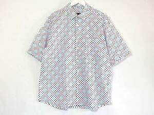 ソフネット 23SS　PATTERN S/S BAGGY SHIRT バギーシャツ メンズ SOPH-230025 ホワイト/ドット sy4620207207