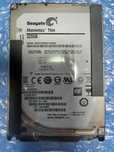 【中古】 Seagate ST320LT012 320GB/16MB 7792時間使用 管理番号:D156