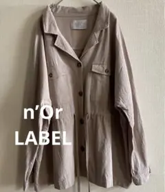 n’Or LABEL コットン  シャツジャケット　  フリーサイズ