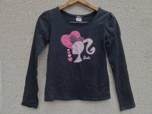  Barbie バービー　長袖Tシャツ　１６０A　黒