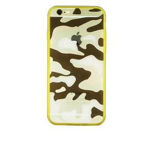 即決・送料込)【迷彩ケース】GauGau iPhone6s Plus/6 Plus Camouflage Hybrid Clear Case Green カモフラージュ ハイブリッドケース