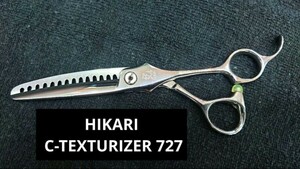 HIKARI C-TEXTURIZER 727 6.0inch スキ率約60％ ヒカリ 光 セニング シーテクスチャーライザー シザーズ 鋏 刈り上げ 5スター モリブデン鋼