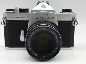 0503-200MK③6212 フィルムカメラ　シャッター◯　PENTAX　ペンタックス　SPOTMATIC　1：1.8/55　