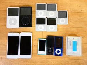 ▲Apple アップル 各種iPodまとめて13点 iPod touch nano shuffle mini 本体のみ ※ジャンク品 ＠60 (3)