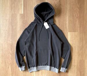 1.8万★日本製★ Steven Alan / 2TONE TUBE SWEAT HOODY / DK.GRAY / S / UNITED ARROWS スティーブン アラン 裏毛 パーカー フーディー