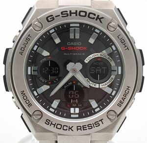 G-SHOCK　Gスチール　GST-W110D-1AJF　タフソーラー　SS　シルバー　メンズ　腕時計　G-STEEL　CASIO　◆3111/藤枝インター店