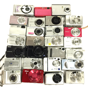 1円 Nikon J1 S2 SONY Cyber-Shot DSC-RX100 OLYMPUS FE-330 含む デジタルカメラ まとめ セット C151338