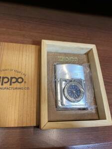 ジッポ zippo タイムライト 時計稼働 1995年 未使用 木箱